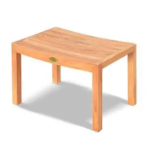 YardGrow 23.4'' Teak Shower Bench Patio Shower Stool Indoor Outdoor Shower Seat YardGrow 23.4'' Teak Shower Bench Patio Shower Stool Indoor Outdoor Shower Seat