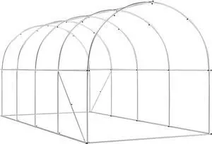 YardGrow Upgraded Galvanized Steel Frame Large Garden Support Arch Frame Climbing Plant Arch Arbor for Climbing Plant Roses Vines Birthday Wedding Party Decoration Pergola Frame (13x6.5x6.5 FT) YardGrow Upgraded Galvanized Steel Frame Large Garden Support Arch Frame Climbing Plant Arch Arbor for Climbing Plant Roses Vines Birthday Wedding Party Decoration Pergola Frame (13x6.5x6.5 FT)