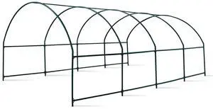 YardGrow Greenhouse Replacement Frame for Larger Hot Garden House, Support Arch Frame Climbing Plants/Flowers/Vegetables (20x10x7 FT) YardGrow Greenhouse Replacement Frame for Larger Hot Garden House, Support Arch Frame Climbing Plants/Flowers/Vegetables (20x10x7 FT)