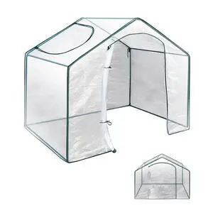 YardGrow 5.9'x3.5'x5'H Mini Clear Hot House Outdoor Gardening Planter Greenhouse Garden Patio Portable YardGrow 5.9'x3.5'x5'H Mini Clear Hot House Outdoor Gardening Planter Greenhouse Garden Patio Portable