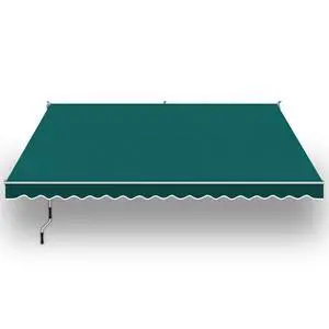 YardGrow 13'x10' Patio Awning Retractable Awning Sun Shade Manual Patio Deck Awning Outdoor (Green) YardGrow 13'x10' Patio Awning Retractable Awning Sun Shade Manual Patio Deck Awning Outdoor (Green)