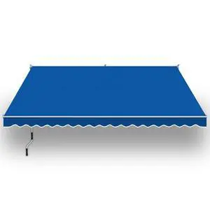 YardGrow 13'x10' Patio Awning Retractable Awning Sun Shade Manual Patio Deck Awning Outdoor (Blue) YardGrow 13'x10' Patio Awning Retractable Awning Sun Shade Manual Patio Deck Awning Outdoor (Blue)
