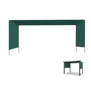 YardGrow 17' L x 6.7' W Universal Replacement Canopy for Pergola Structure Outdoor (Canopy Only) (Green) YardGrow 17' L x 6.7' W Universal Replacement Canopy for Pergola Structure Outdoor (Canopy Only) (Green)