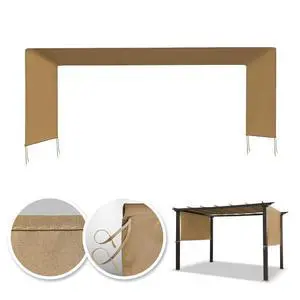 YardGrow 17' L x 6.7' W Universal Replacement Canopy for Pergola Structure Outdoor (Canopy Only) (Tan) YardGrow 17' L x 6.7' W Universal Replacement Canopy for Pergola Structure Outdoor (Canopy Only) (Tan)