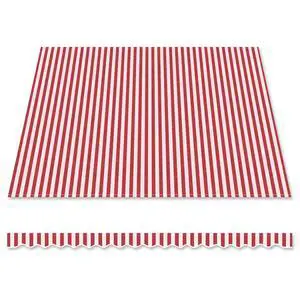YardGrow Retractable Awning Fabric Replacement Outdoor Sunshade Canopy Awning Cover for 16' x 10' Awning, Canopy ONLY (Red with White) YardGrow Retractable Awning Fabric Replacement Outdoor Sunshade Canopy Awning Cover for 16' x 10' Awning, Canopy ONLY (Red with White)