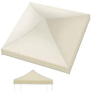 Yardgrow Replacement Canopy for 10'x10' Ez POP UP Tent Instant Gazebo Polyester Cover ONLY(Frame is not Included) (Ecru) Yardgrow Replacement Canopy for 10'x10' Ez POP UP Tent Instant Gazebo Polyester Cover ONLY(Frame is not Included) (Ecru)