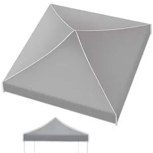 Yardgrow Replacement Canopy for 10'x10' Ez POP UP Tent Instant Gazebo Polyester Cover ONLY(Frame is not Included) (Grey) Yardgrow Replacement Canopy for 10'x10' Ez POP UP Tent Instant Gazebo Polyester Cover ONLY(Frame is not Included) (Grey)
