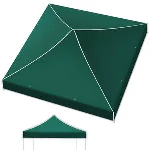 Yardgrow Replacement Canopy for 10'x10' Ez POP UP Tent Instant Gazebo Polyester Cover ONLY(Frame is not Included) (Green) Yardgrow Replacement Canopy for 10'x10' Ez POP UP Tent Instant Gazebo Polyester Cover ONLY(Frame is not Included) (Green)