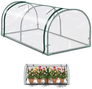 Yardgrow Outdoor Portable Mini Greenhouse for Garden Plants/Flowers/Vegetables (PE) Yardgrow Outdoor Portable Mini Greenhouse for Garden Plants/Flowers/Vegetables (PE)
