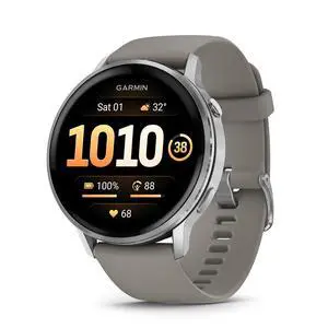 Garmin Venu® 4, Advanced Fitness Smartwatch, 45mm, Silver Gray Silicone | 24/7 Health Monitoring, Advanced Sleep Tracking, Health Status, 80+ Preloaded Sports Apps, Built-In Flashlight Garmin Venu® 4, Advanced Fitness Smartwatch, 45mm, Silver Gray Silicone | 24/7 Health Monitoring, Advanced Sleep Tracking, Health Status, 80+ Preloaded Sports Apps, Built-In Flashlight