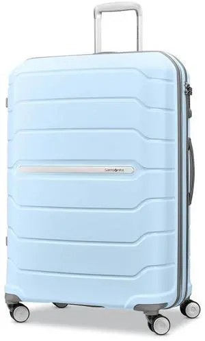 Samsonite Freeform Large Checked Luggage with Dual 360° Spinner Wheels - TSA Lock, Airline-Approved - Lightweight Durable Polypropylene Expandable Hardshell - Sky Blue Samsonite Freeform Large Checked Luggage with Dual 360° Spinner Wheels - TSA Lock, Airline-Approved - Lightweight Durable Polypropylene Expandable Hardshell - Sky Blue