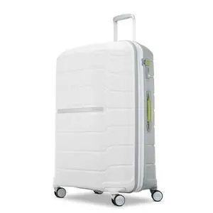 Samsonite Freeform 28-Inch Large Luggage with Dual 360° Spinner Wheels - Checked Suitcase - TSA Lock, Airline-Approved - Lightweight Durable Polypropylene Expandable Hardshell - White/Grey Samsonite Freeform 28-Inch Large Luggage with Dual 360° Spinner Wheels - Checked Suitcase - TSA Lock, Airline-Approved - Lightweight Durable Polypropylene Expandable Hardshell - White/Grey