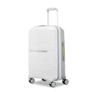 Samsonite Freeform Hardside Carry-On Luggage with Spinner Wheels - Hardshell Suitcase - TSA, Airline-Approved - Expandable Hard Shell, Smooth Rolling Wheels for Lightweight Travel - White/Grey Samsonite Freeform Hardside Carry-On Luggage with Spinner Wheels - Hardshell Suitcase - TSA, Airline-Approved - Expandable Hard Shell, Smooth Rolling Wheels for Lightweight Travel - White/Grey
