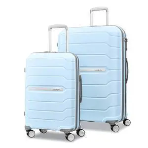Samsonite Freeform 2-Piece Luggage Set - Carry-On & Large Checked Luggage with Dual Spinner Wheels - Durable Polypropylene Hardshell - TSA Lock, Airline-Approved - Expandable Hard Shell - Sky Blue Samsonite Freeform 2-Piece Luggage Set - Carry-On & Large Checked Luggage with Dual Spinner Wheels - Durable Polypropylene Hardshell - TSA Lock, Airline-Approved - Expandable Hard Shell - Sky Blue