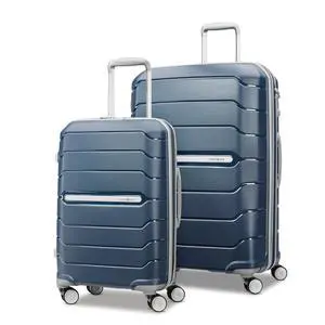 Samsonite Freeform 2-Piece Luggage Set - Carry-On & Large Checked Luggage with Dual Spinner Wheels - Durable Polypropylene Hardshell - TSA Lock, Airline-Approved - Expandable Hard Shell - Navy Samsonite Freeform 2-Piece Luggage Set - Carry-On & Large Checked Luggage with Dual Spinner Wheels - Durable Polypropylene Hardshell - TSA Lock, Airline-Approved - Expandable Hard Shell - Navy