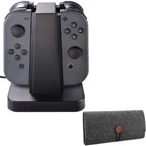 Deco Gear Compatible with Nintendo Switch Joy-Con Charging Dock (NSCD) with Lightweight Protective Sleeve Deco Gear Compatible with Nintendo Switch Joy-Con Charging Dock (NSCD) with Lightweight Protective Sleeve