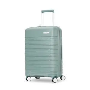 Samsonite Elevation Plus - Carry-On Hardside Luggage - Scratch Resistant Polypropylene Shell, RightHeight Adjustable Handle, Integrated AirTag Holder, TSA Lock, WetPak Compartment - Cypress Green Samsonite Elevation Plus - Carry-On Hardside Luggage - Scratch Resistant Polypropylene Shell, RightHeight Adjustable Handle, Integrated AirTag Holder, TSA Lock, WetPak Compartment - Cypress Green