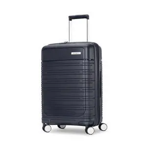 Samsonite Elevation Plus - Carry-On Hardside Luggage with QuickEntry Front Compartment - Scratch Resistant Polypropylene Shell, AirTag Holder, TSA Lock, Airline Approved - Midnight Blue Samsonite Elevation Plus - Carry-On Hardside Luggage with QuickEntry Front Compartment - Scratch Resistant Polypropylene Shell, AirTag Holder, TSA Lock, Airline Approved - Midnight Blue