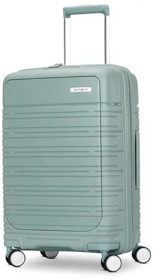 Samsonite Elevation Plus - Carry-On Hardside Luggage with QuickEntry Front Compartment - Scratch Resistant Polypropylene Shell, AirTag Holder, TSA Lock, Airline Approved- Cypress Green Samsonite Elevation Plus - Carry-On Hardside Luggage with QuickEntry Front Compartment - Scratch Resistant Polypropylene Shell, AirTag Holder, TSA Lock, Airline Approved- Cypress Green