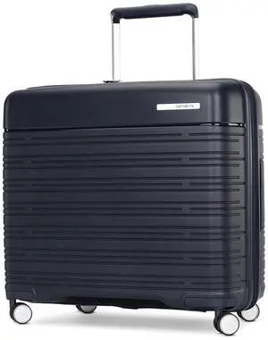Samsonite Elevation Plus - Medium Hardside Luggage - Scratch Resistant Polypropylene Shell, RightHeight Adjustable Handle, Integrated AirTag Holder, TSA Lock, WetPak Compartment - Midnight Blue Samsonite Elevation Plus - Medium Hardside Luggage - Scratch Resistant Polypropylene Shell, RightHeight Adjustable Handle, Integrated AirTag Holder, TSA Lock, WetPak Compartment - Midnight Blue