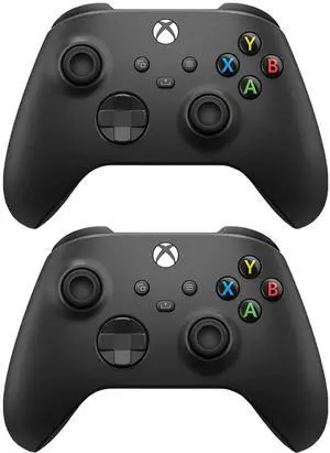 Microsoft Xbox Core Wireless Controller 2-Pack Bundle Carbon Black Xbox Series X|S, Xbox One, and Windows Devices Microsoft Xbox Core Wireless Controller 2-Pack Bundle Carbon Black Xbox Series X|S, Xbox One, and Windows Devices