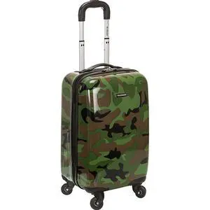 Rockland Safari Hardside Spinner Wheel Luggage, CAMO, Carry-On 20" Rockland Safari Hardside Spinner Wheel Luggage, CAMO, Carry-On 20"