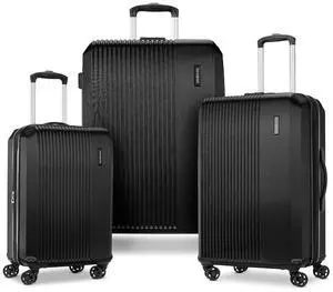 Samsonite Alliance SE Hardside Luggage with Spinner Wheels, Lightweight, 3PC SET (CO/MED/LG) SPINNER, BASS BLACK Samsonite Alliance SE Hardside Luggage with Spinner Wheels, Lightweight, 3PC SET (CO/MED/LG) SPINNER, BASS BLACK