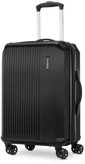 Samsonite Alliance SE Hardside Luggage with Spinner Wheels, Lightweight, CARRY-ON SPINNER, BASS BLACK Samsonite Alliance SE Hardside Luggage with Spinner Wheels, Lightweight, CARRY-ON SPINNER, BASS BLACK