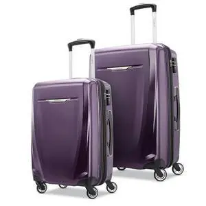 Samsonite Winfield 3 DLX Hardside Expandable Luggage with Spinners, Purple, 2-Piece Set (20/25) Samsonite Winfield 3 DLX Hardside Expandable Luggage with Spinners, Purple, 2-Piece Set (20/25)