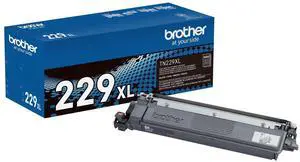 Brother Genuine TN229XLBK Black High Yield Printer Toner Cartridge - Print up to 3,000 Pages(1) | High-yield document printing with 3,000 page capacity and laser precision Brother Genuine TN229XLBK Black High Yield Printer Toner Cartridge - Print up to 3,000 Pages(1) | High-yield document printing with 3,000 page capacity and laser precision