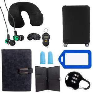 Deco Gear Luggage Accessory Kit - 10 Piece Ultimate Travel Bundle Deco Gear Luggage Accessory Kit - 10 Piece Ultimate Travel Bundle