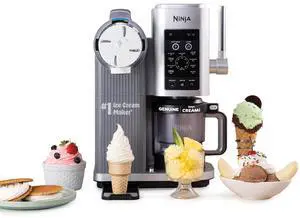 Ninja Creami Scoop & Swirl 13-in-1 Ice Cream and Soft Serve Maker, NC701 | Ninja Creami Scoop and Swirl turns almost anything into ice cream and soft serve at a button touch, scooped or swirled. Ninja Creami Scoop & Swirl 13-in-1 Ice Cream and Soft Serve Maker, NC701 | Ninja Creami Scoop and Swirl turns almost anything into ice cream and soft serve at a button touch, scooped or swirled.