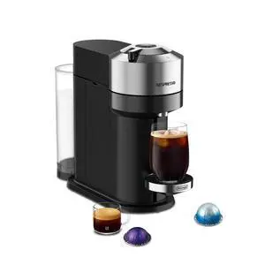 Nespresso Vertuo Next Deluxe Coffee & Espresso Maker by De'Longhi | Brews 6 cup sizes including 5, 8, 12 and 18 oz. Slim, sustainable design with over 40 Vertuo coffee blends to explore. Nespresso Vertuo Next Deluxe Coffee & Espresso Maker by De'Longhi | Brews 6 cup sizes including 5, 8, 12 and 18 oz. Slim, sustainable design with over 40 Vertuo coffee blends to explore.