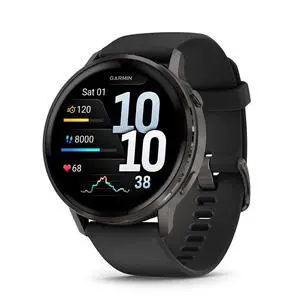 Garmin Venu® 4, Advanced Fitness Smartwatch, 45mm, Black Silicone | 24/7 Health Monitoring, Advanced Sleep Tracking, Health Status, 80+ Preloaded Sports Apps, Built-In Flashlight Garmin Venu® 4, Advanced Fitness Smartwatch, 45mm, Black Silicone | 24/7 Health Monitoring, Advanced Sleep Tracking, Health Status, 80+ Preloaded Sports Apps, Built-In Flashlight