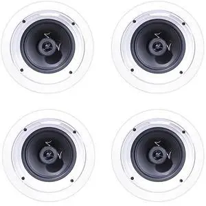 Klipsch R-1650-C in-Ceiling Speaker - White (4-Pack) Compact, Easy to Install, Durable Klipsch R-1650-C in-Ceiling Speaker - White (4-Pack) Compact, Easy to Install, Durable