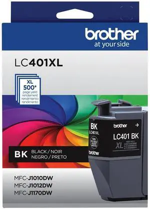 Brother Genuine LC401XLBK High Yield Black Ink Cartridge Brother Genuine LC401XLBK High Yield Black Ink Cartridge