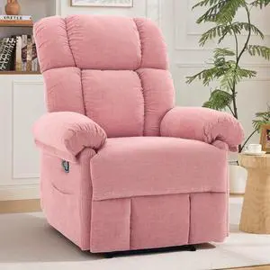 Korser Recliner Chair for Living Room, Manual Recliner with Thick Upholstered & Side Pockets, Small Recliner for Small Spaces, Lounge Chair for Nursery Bedroom Apartment RV, Chenille Korser Recliner Chair for Living Room, Manual Recliner with Thick Upholstered & Side Pockets, Small Recliner for Small Spaces, Lounge Chair for Nursery Bedroom Apartment RV, Chenille