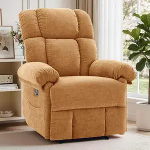 Korser Recliner Chair for Living Room, Manual Recliner with Thick Upholstered & Side Pockets, Small Recliner for Small Spaces, Lounge Chair for Nursery Bedroom Apartment RV, Chenille Korser Recliner Chair for Living Room, Manual Recliner with Thick Upholstered & Side Pockets, Small Recliner for Small Spaces, Lounge Chair for Nursery Bedroom Apartment RV, Chenille