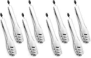 KINGSTONE Serving Tongs 4 Piece,18/10 Stainless Steel 10.62inch Kitchen Tongs For Serving Food,Buffet, Wedding, Party Catering, Food Salad/Cake/Bread, BBQ with Locking (Pack of 2) KINGSTONE Serving Tongs 4 Piece,18/10 Stainless Steel 10.62inch Kitchen Tongs For Serving Food,Buffet, Wedding, Party Catering, Food Salad/Cake/Bread, BBQ with Locking (Pack of 2)