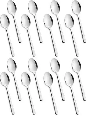 KINGSTONE Large Hostess Serving Utensils 4 Piece Set, 18/10 Stainless Steel Heavy Duty 9.84inch Spoons for Buffet, Wedding, Party, Catering, Dishwasher Safe (Pack of 4) KINGSTONE Large Hostess Serving Utensils 4 Piece Set, 18/10 Stainless Steel Heavy Duty 9.84inch Spoons for Buffet, Wedding, Party, Catering, Dishwasher Safe (Pack of 4)