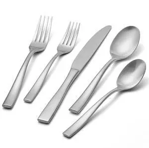 KINGSTONE 60-Piece Flatware Set for 12, Matte Stainless Steel Utensil Set with Forks, Knives, Spoons, Dishwasher Safe, Rust Resistant Silverware Set for HomeWeddingKitchen and Daily Life KINGSTONE 60-Piece Flatware Set for 12, Matte Stainless Steel Utensil Set with Forks, Knives, Spoons, Dishwasher Safe, Rust Resistant Silverware Set for HomeWeddingKitchen and Daily Life