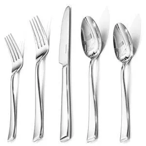 KINGSTONE Mirror Polish Silverware Set for 6, 30-Piece 18/10 Stainless Steel Flatware Set, Dishwasher Safe Cutlery Set for Wedding, Home, Restaurant, Knives Spoons and Forks Set KINGSTONE Mirror Polish Silverware Set for 6, 30-Piece 18/10 Stainless Steel Flatware Set, Dishwasher Safe Cutlery Set for Wedding, Home, Restaurant, Knives Spoons and Forks Set