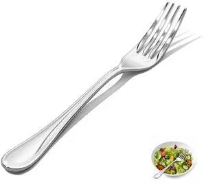 Kingstone Salad Forks Set (7.11 inch24-Piece 18/10 Stainless Steel Small Dessert ForksMirror Polished and Dishwasher Safe for Home and Kitchen Kingstone Salad Forks Set (7.11 inch24-Piece 18/10 Stainless Steel Small Dessert ForksMirror Polished and Dishwasher Safe for Home and Kitchen