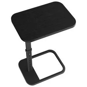 Kitstorack TV Tray Table, Adjustable Height & Rounded Metal Corners, Snack Table for Couch, Sofa, Bed, Chair, Living Room, C Shaped End Side Table for Eating, Dinner or Laptop, Small Spaces, Black Kitstorack TV Tray Table, Adjustable Height & Rounded Metal Corners, Snack Table for Couch, Sofa, Bed, Chair, Living Room, C Shaped End Side Table for Eating, Dinner or Laptop, Small Spaces, Black