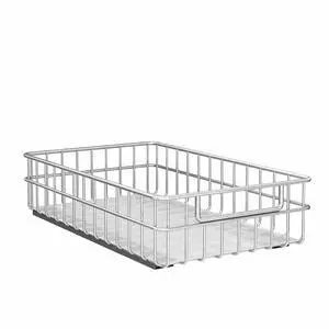 Pull out Cabinet Organizer, Stainless Steel 1-Pack (11.8"W x 21"D) Full-Extension Slide out Drawer, Adhesive Roll out Can Spice Storage Basket Shelf Rack for Pantry, Kitchen, Bathroom, Home Closet Pull out Cabinet Organizer, Stainless Steel 1-Pack (11.8"W x 21"D) Full-Extension Slide out Drawer, Adhesive Roll out Can Spice Storage Basket Shelf Rack for Pantry, Kitchen, Bathroom, Home Closet