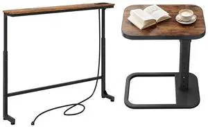 Kitstorack Adjustable Heigh Tv Tray Table and Narrow Console Table Behind Sofa Couch Kitstorack Adjustable Heigh Tv Tray Table and Narrow Console Table Behind Sofa Couch