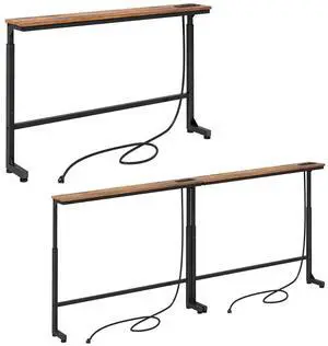 Kitstorack 3-Pack Adjustable Height Tables with Outlets Kitstorack 3-Pack Adjustable Height Tables with Outlets