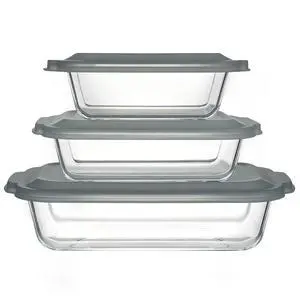M MCIRCO 6 Piece Extra Deep Glass Baking Dish with Lids, BPA free | Rectangular Glass Bakeware Set, Baking Pans for Lasagna, Casserole Dishes, Microwave, Oven, Freezer, Dishwasher M MCIRCO 6 Piece Extra Deep Glass Baking Dish with Lids, BPA free | Rectangular Glass Bakeware Set, Baking Pans for Lasagna, Casserole Dishes, Microwave, Oven, Freezer, Dishwasher