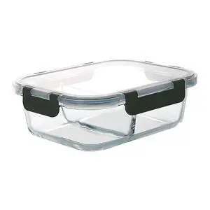 M MCIRCO 1 Pack, 22 Oz Glass Meal Prep Containers 2 Compartments, Airtight Glass Lunch Bento Boxes with Lids, Glass Food Storage Containers, BPA-Free (Gray) M MCIRCO 1 Pack, 22 Oz Glass Meal Prep Containers 2 Compartments, Airtight Glass Lunch Bento Boxes with Lids, Glass Food Storage Containers, BPA-Free (Gray)
