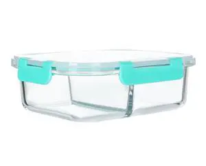 M MCIRCO 1 Pack, 22 Oz Glass Meal Prep Containers 2 Compartments, Airtight Glass Lunch Bento Boxes with Lids, Glass Food Storage Containers, BPA-Free (Green) M MCIRCO 1 Pack, 22 Oz Glass Meal Prep Containers 2 Compartments, Airtight Glass Lunch Bento Boxes with Lids, Glass Food Storage Containers, BPA-Free (Green)